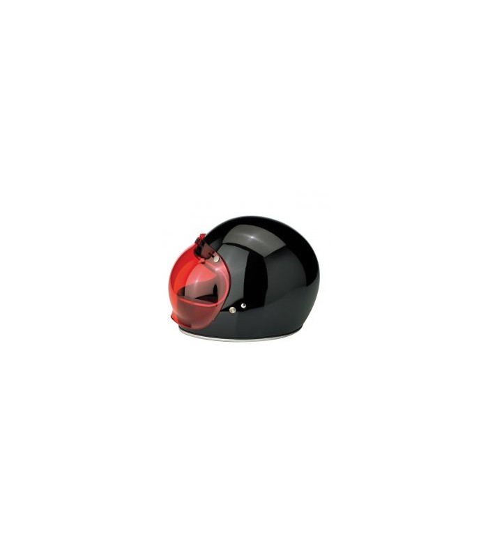 BILTWELL VISIERE BUBBLE 3 BOTTONS ANTIFOG ROUGE