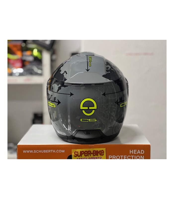 Schuberth C5 Globe grey helmet