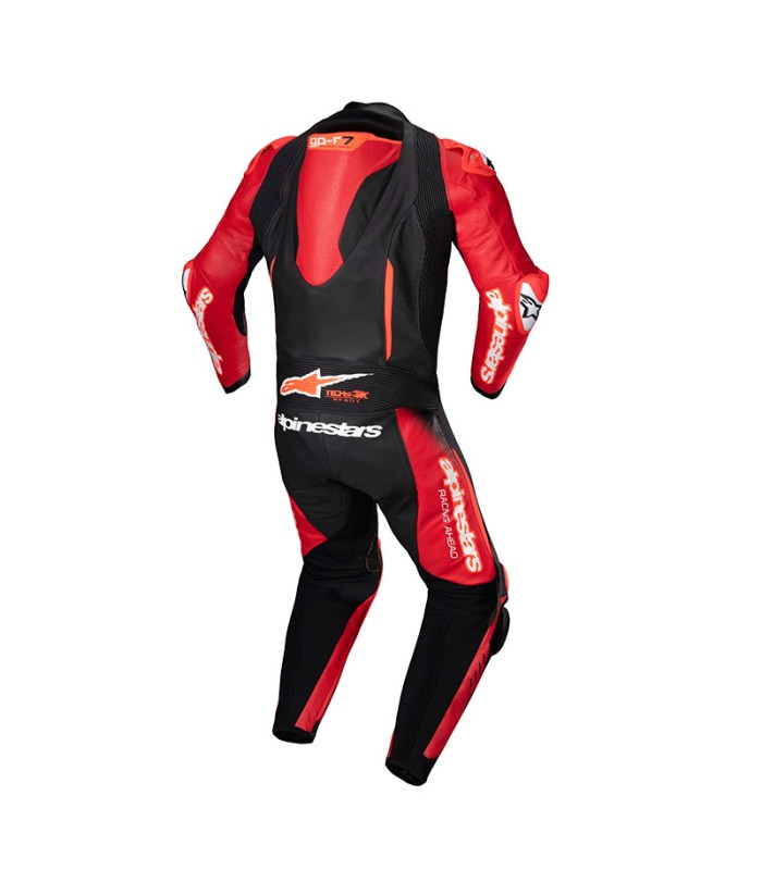 Tuta in pelle Alpinestars GP-R7 nero rosso