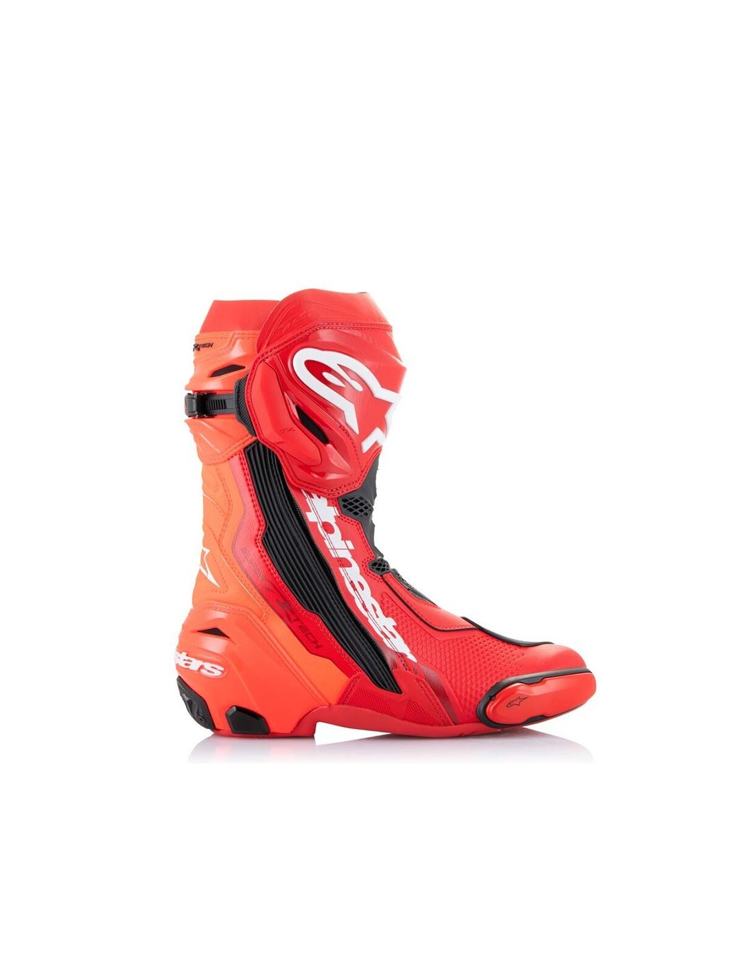 Alpinestars Supertech R red racing boots