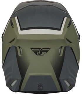 Casco motocross Fly Racing Kinetic Vision verde opaco