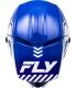 Motocross Fly Racing Kinetic Menace blue helmet