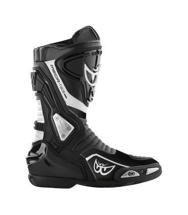 Bottes racing Berik 2.0 Donington noir blanc