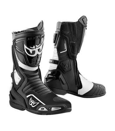 Bottes racing Berik 2.0 Donington noir blanc