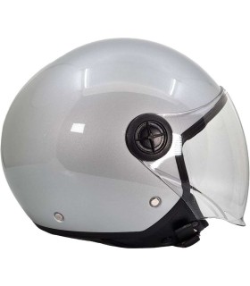 Helm jet BHR 832 MInimal silber