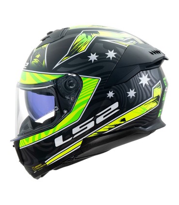 Casque LS2 FF808 Stream 2 Galdam jaune