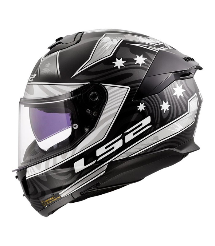 LS2 FF808 Stream 2 Galdam wjite helmet
