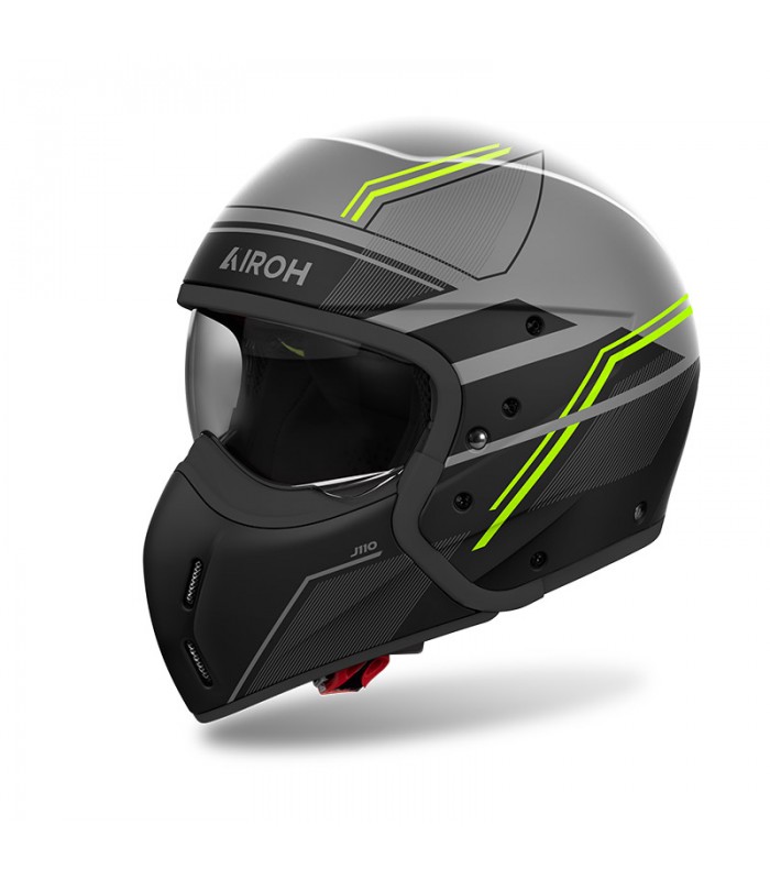 Casque Airoh J110 Slim jaune