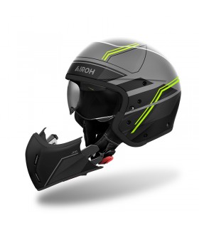 Casco Airoh J110 Slim giallo