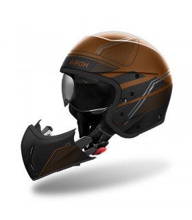 Casco Airoh J110 Slim bronzo opaco