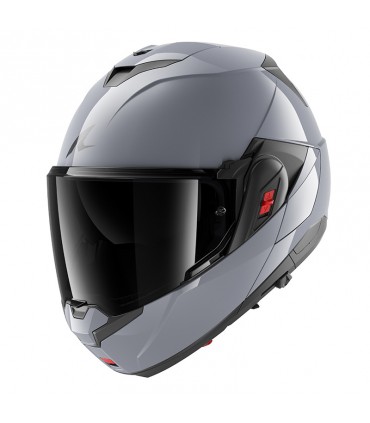 Modular helm Shark Oxo Dark Shadow grau