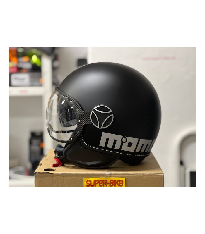 Momo Design Figther Evo black matt silver