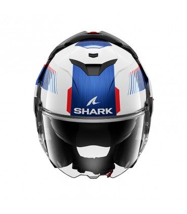Casque modulaire Shark Oxo Sikter blanc bleu