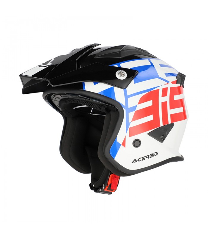 Helm Jet Acerbis Aria 22.06  Graphic blau rot