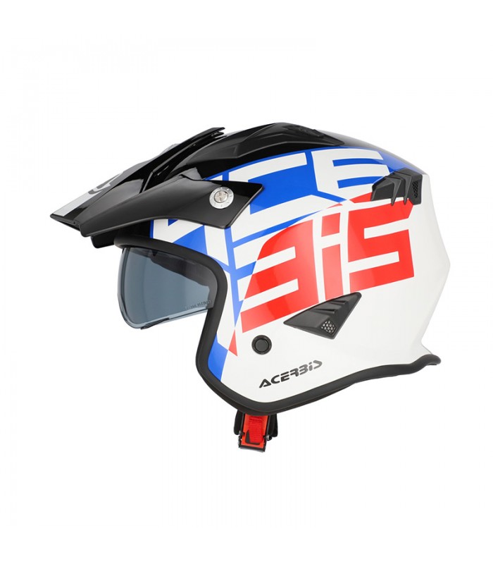 Helm Jet Acerbis Aria 22.06  Graphic blau rot
