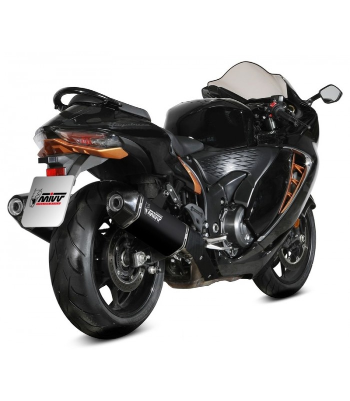 Mivv Speed Edge inox schwarz Suzuki Hayabusa (2021-25)