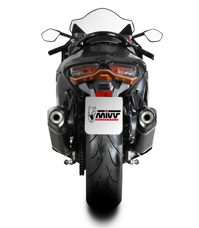 Mivv Speed Edge inox nero Suzuki Hayabusa (2021-25)