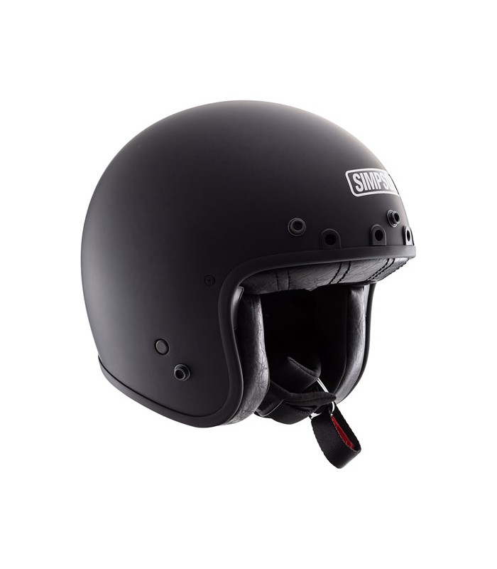 Jet helm Simpson Chopper schwarz matt