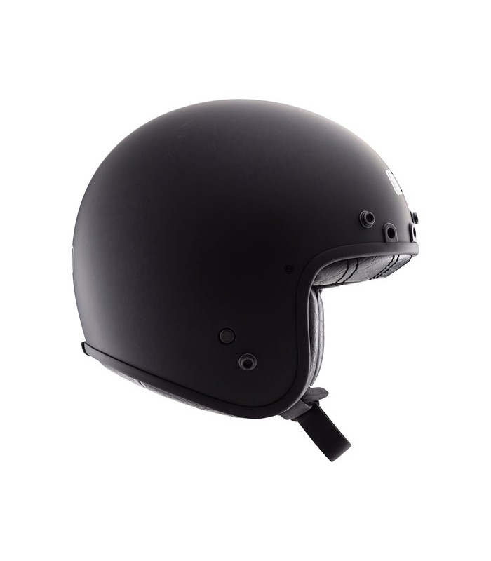 Casco jet moto Simpson Chopper nero opaco
