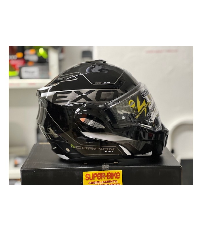 Casque Scorpion Exo Tech Evo Traveller blanc