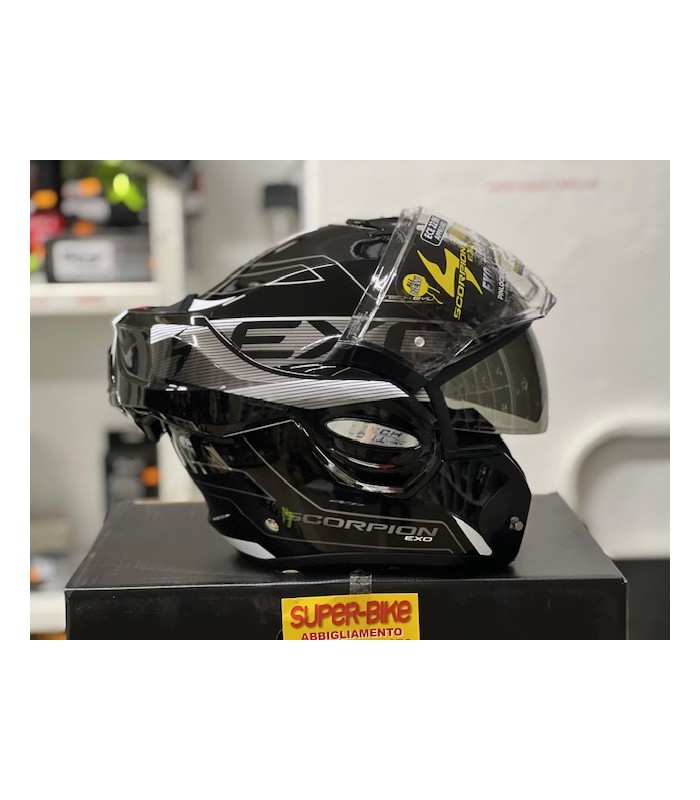 Scorpion Exo Tech Evo Traveller white helmet