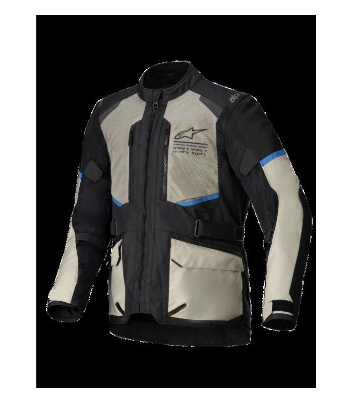 Veste Alpinestars Andes Air Drystar Black/Laurel Gray/Bright Blue