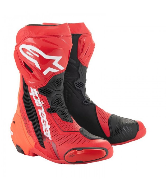 Stivali racing Alpinestars Supertech R vented rosso