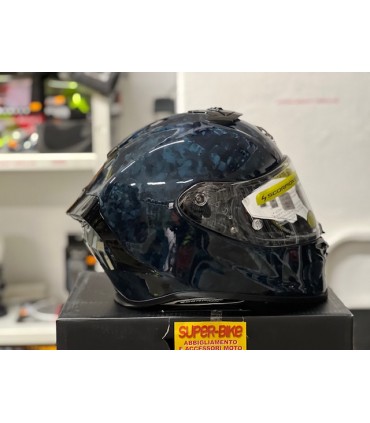 Scorpion Exo R1 Evo Carbon Air Onyx blau