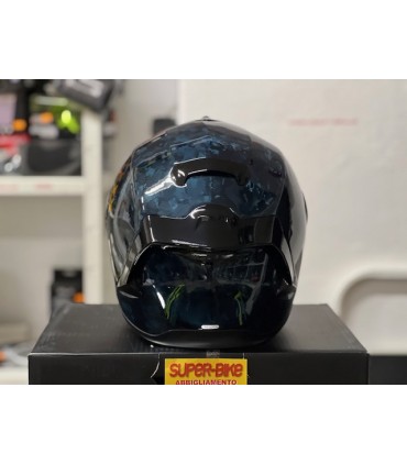 Scorpion Exo R1 Evo Carbon Air Onyx blue helmet