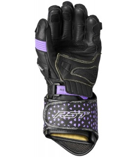 Guanti donna racing RST Tractech Evo 4 nero viola