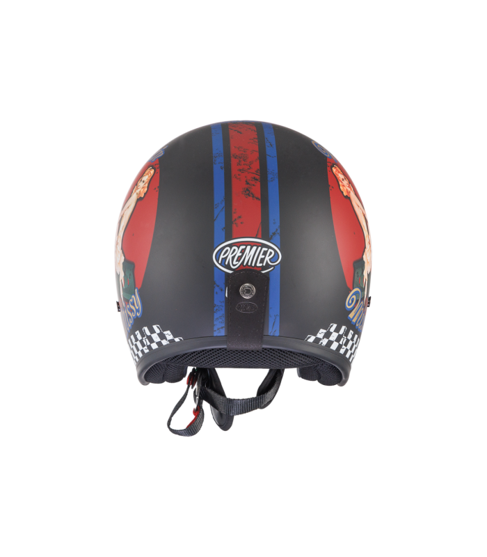 Casque jet Premier Classic Pin Up 9 Bm
