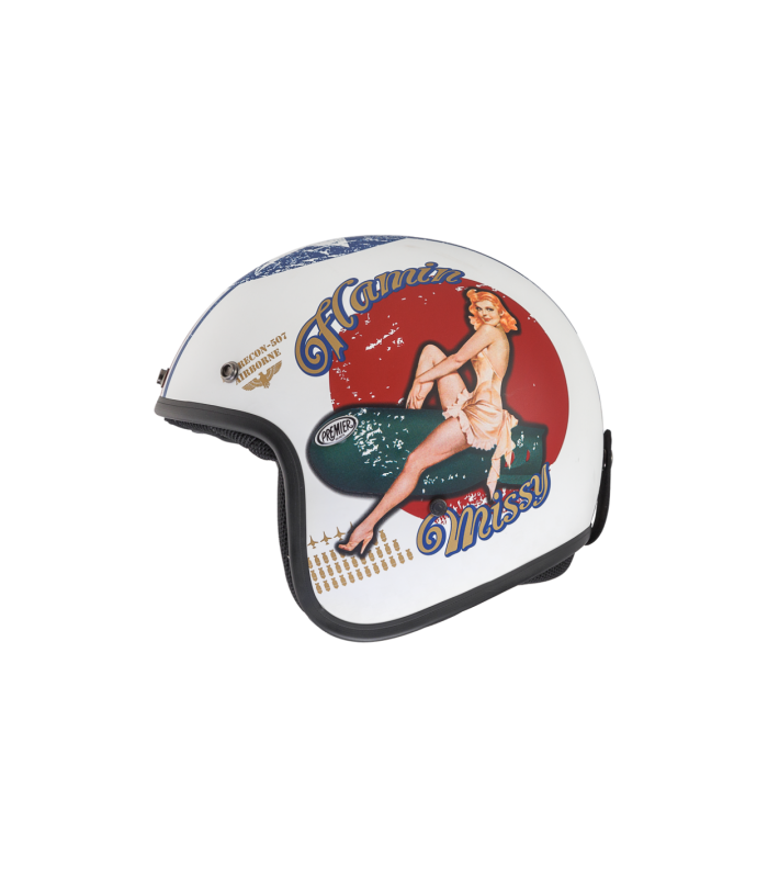 Helm jet Premier Classic Pin Up 8 Bm