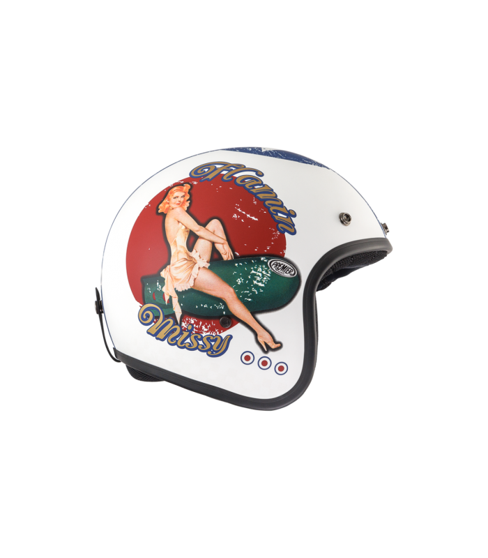 Casco jet Premier Classic Pin Up 8 Bm