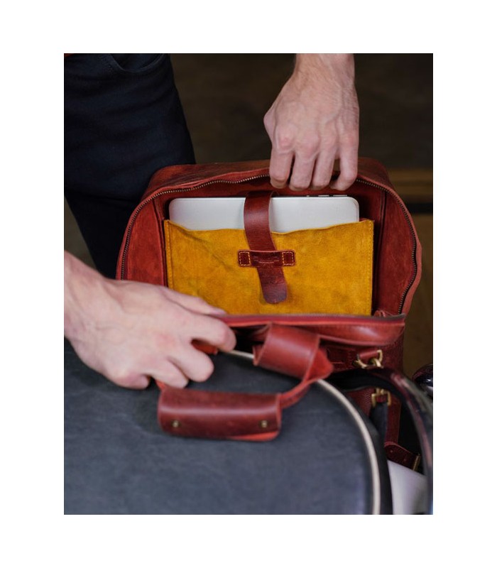 Tripmachine Eastwood backpack cherry red