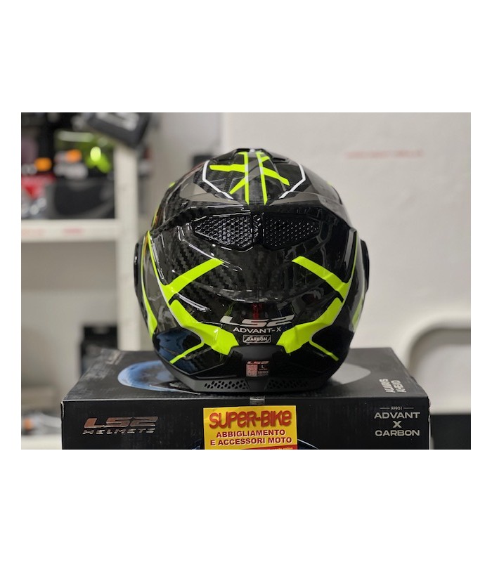 Casque LS2 FF901 Advant X  Future 2 carbon jaune