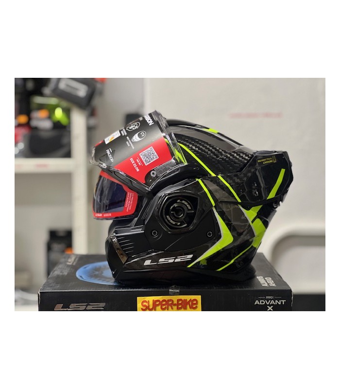 LS2 FF901 Advant X Future carbon 2 yellow helmet