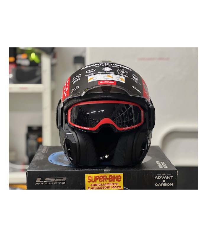 Casque LS2 FF901 Advant X  Future 2 carbon jaune