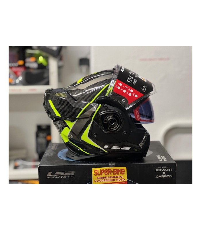 Casque LS2 FF901 Advant X  Future 2 carbon jaune