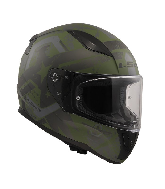 Casque LS2 FF353 Rapid 2 Thunderbirds vert matt