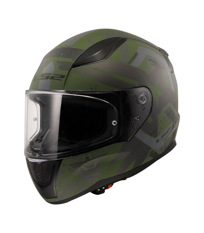 LS2 FF353 Rapid 2 Thunderbirds verde opaco