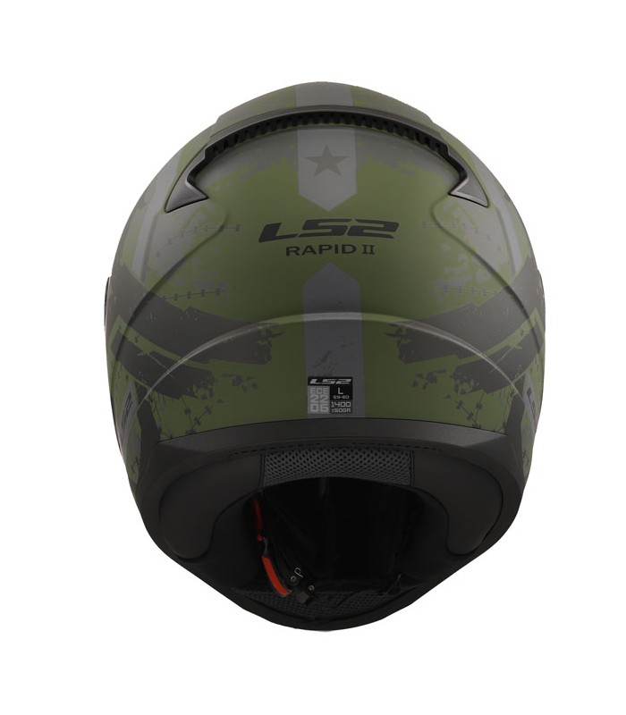 Casque LS2 FF353 Rapid 2 Thunderbirds vert matt