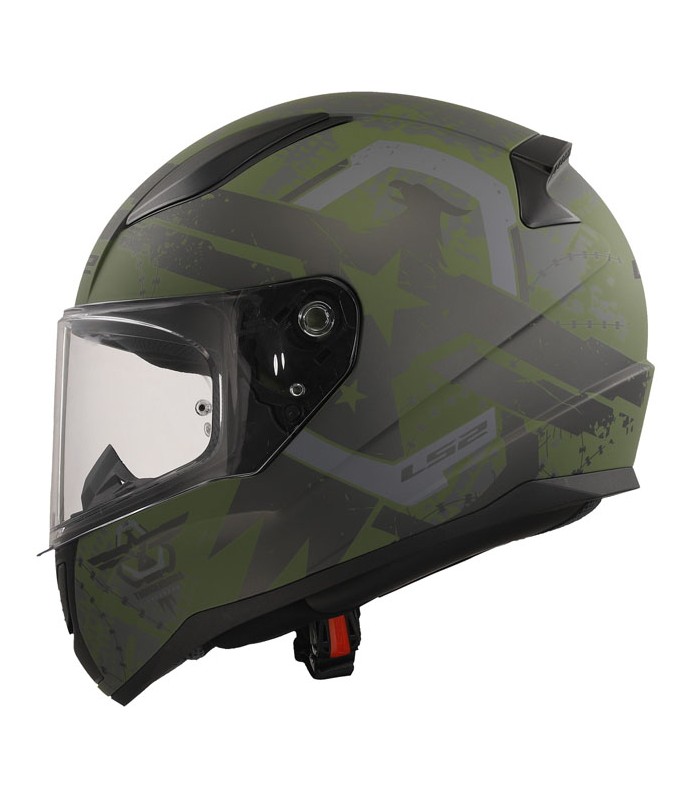 LS2 FF353 Rapid 2 Thunderbirds verde opaco