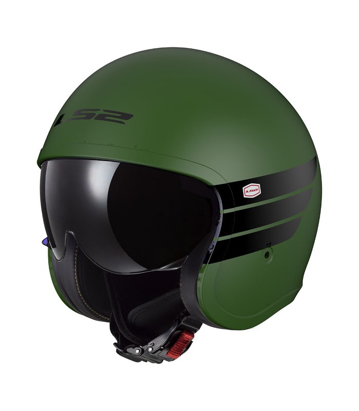 Jet LS2 Spitfire 2 Retro green