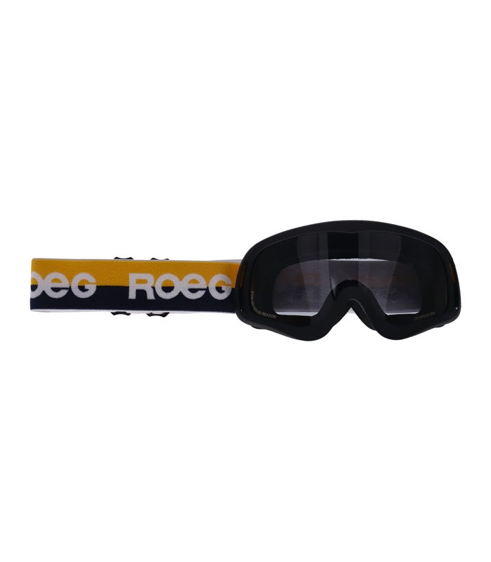 ROEG PERUNA YELLOW STRIPE GOGGLE BLACK AND YELLOW/BLUE STRAP