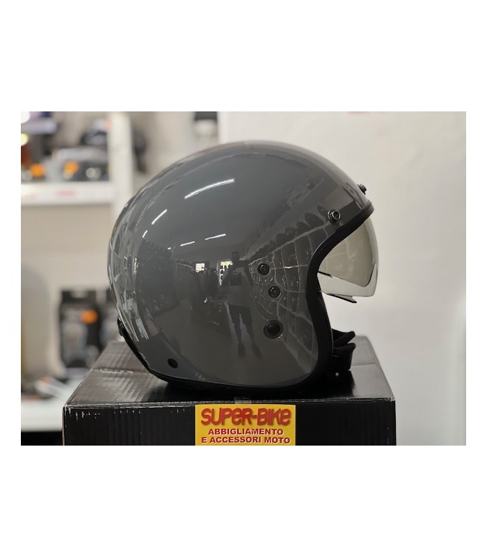 Casco jet Scorpion Belfast Evo grigio nardo