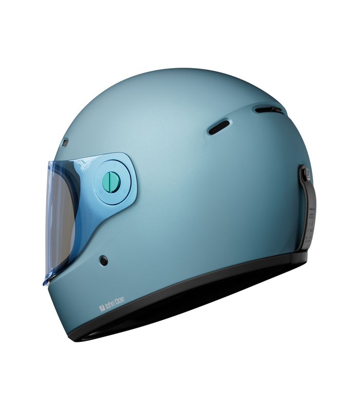 Casque integrale John Doe JD/ONE Frozen Steel blue