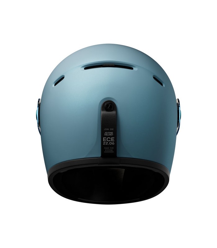 Casco integrale John Doe JD/ONE Frozen Steel blue