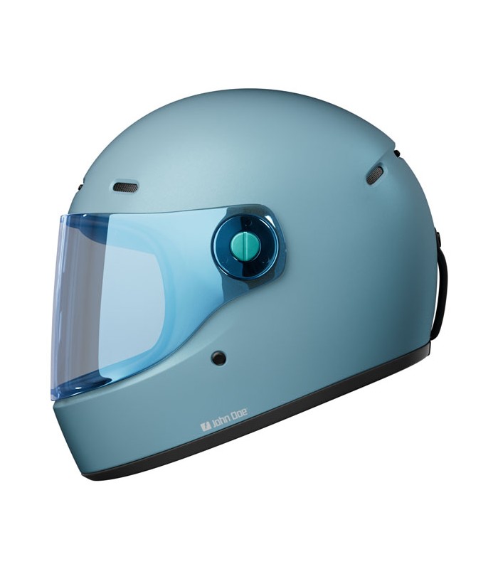 Casque integrale John Doe JD/ONE Frozen Steel blue