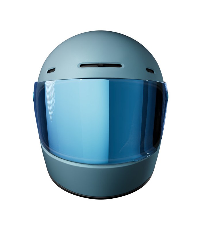 Casque integrale John Doe JD/ONE Frozen Steel blue