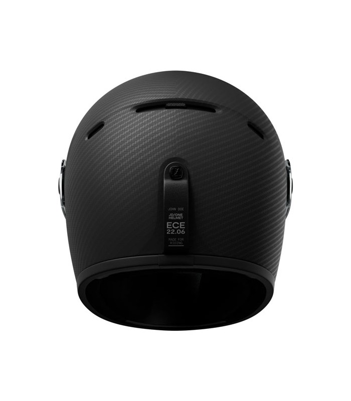 Casque integrale John Doe JD/ONE Signature Frozen Carbon
